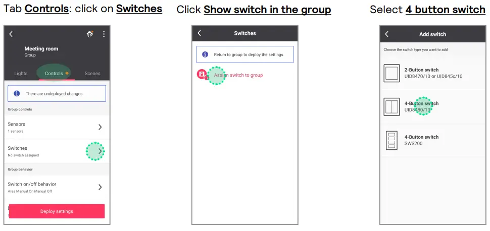 signify Nature Connect Link Switch Interact - interfaces 1