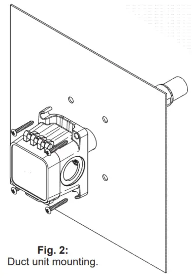 BAPI 52432 Duct Humidity Sensor with Crossover Enclosure - Mounting