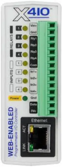CONTROL by WEB X-410CW Web Enabled Programmable Controller