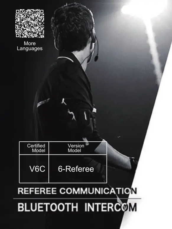 EJEAS V6C 2PCS Referee Bluetooth Intercom User Manual