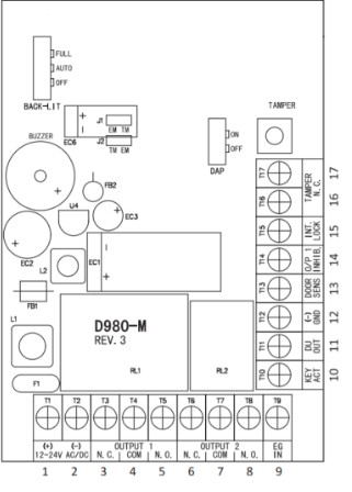 EMX INDUSTRIES KPX 100 Programmable Keypad - overview 1
