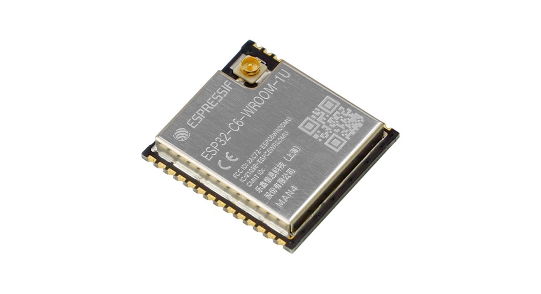 ESPRESSIF ESP32 C6 WROOM 1U Bluetooth WiFi 2.4 GHz Module - Featured Image