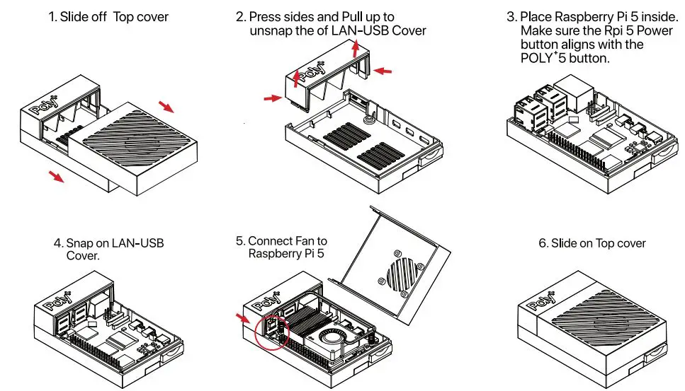 FORTY Argon POLY+5 with THRML 30-AC Technologies Web Store Instruction Manual - Assembly Instructions