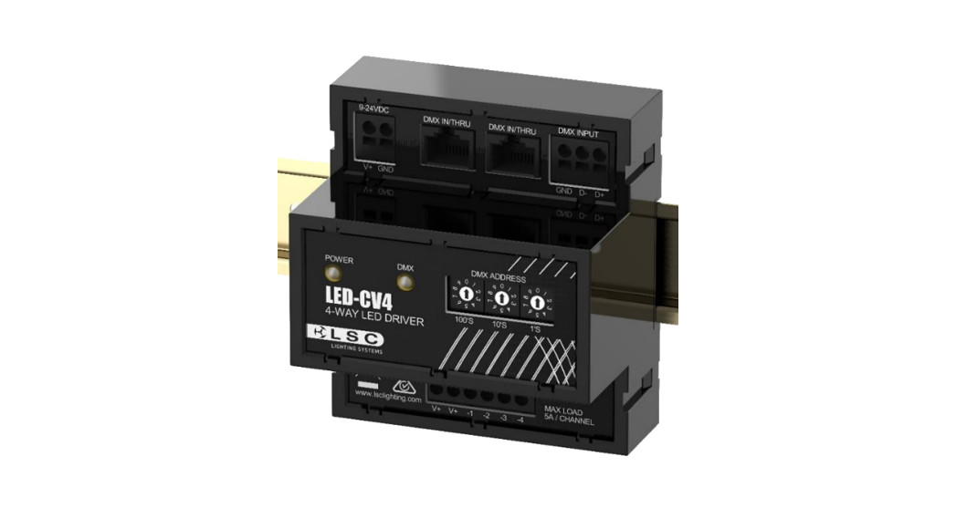 LSC LED-CV4 Constant Voltage 4 Channel LED Dimmer Driver - Featured Image