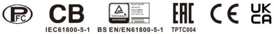 MEAN WELL VFD-200C-230 AC Input Variable Frequency Drive Module with PFC Function - Symbol