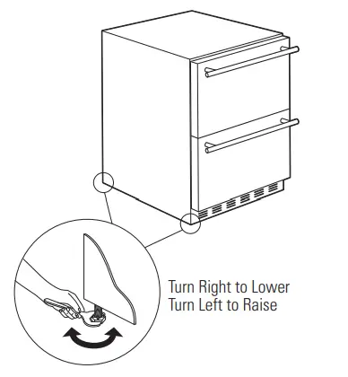 MONOGRAM-Double-Drawer- Built-In-Refrigerator-