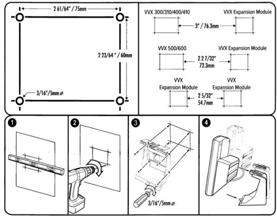 Polycom VVX Series Expansion Module - Wallmount