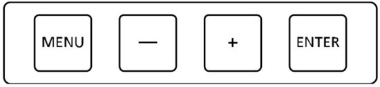 SHOWVEN miniFALL Low Power Consumption Sparkular Machine - Control button area