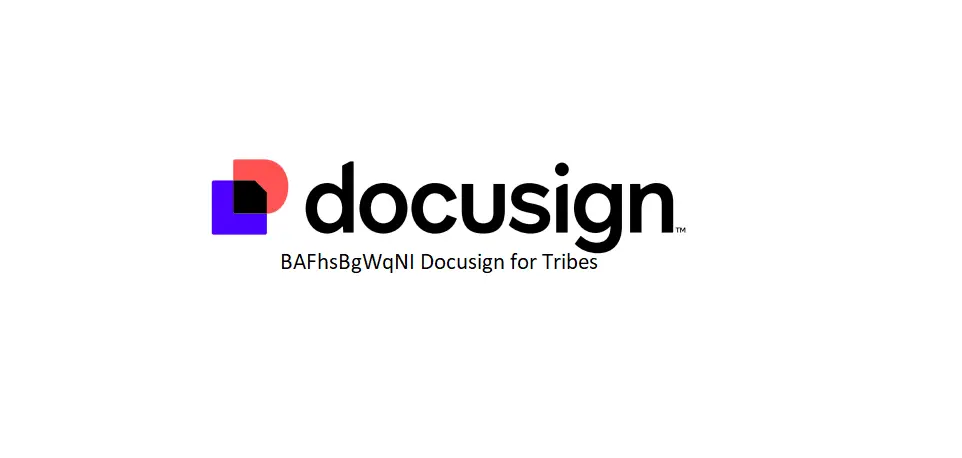 BAFhsBgWqNI DocuSign for Tribes Solution Brief 