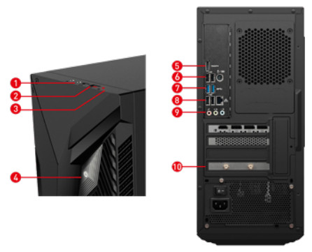 msi Infinite S3 Gaming Desktop Computer - overview