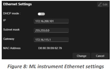 multiLane 2024 Automated Transceiver LaneControl - Ethernet setting