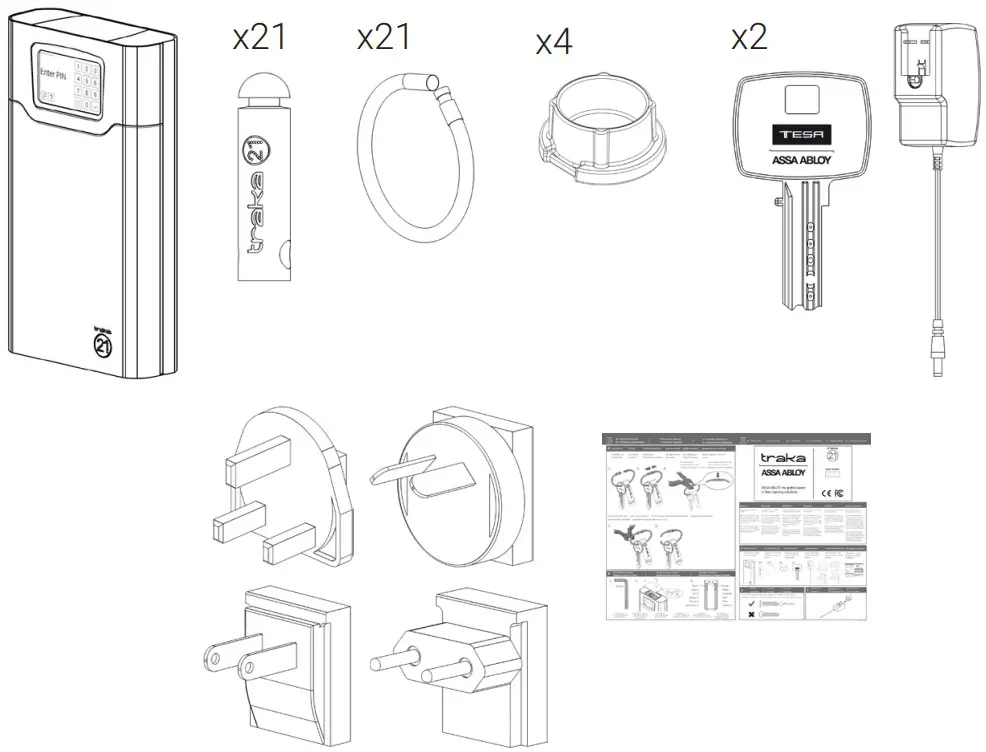 traka KC 1 0156 Key Box Key Management Systems - in the Box