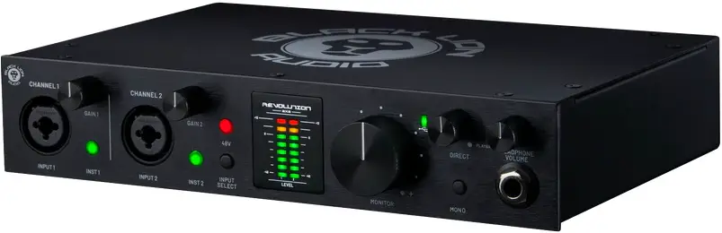 ブラックライオンオーディオ　オーディオインターフェイス Amazon.co.jp: Black Lion Revolution 2x2 USB-C オーディオ