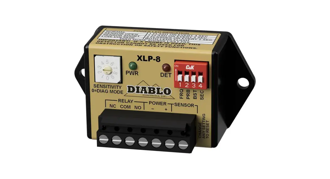 DIABLO XLP-8 Small Simple Extremely Low Power Vehicle Detector - Featured Image