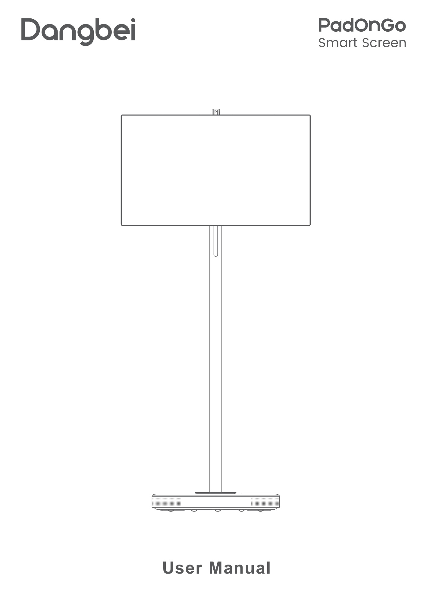 Dangbei DBPADGO1 PadOnGo Smart Screen User Manual