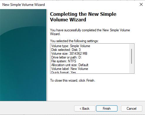 FIG 41 Right click at the “Unallocated” section of the disk and create a new simple volume..jpg