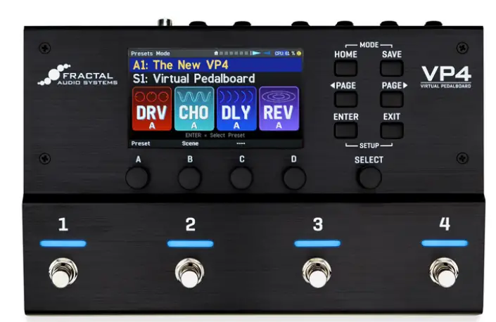 FRACTAL-AUDIO-SYSTEMS-VP4-Compact-Multi-Effects-Processor