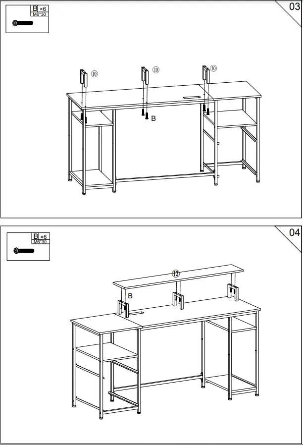 HOMCOM-IN240300024V01-GL-Reversible-Computer-Desk-with-LED-Light-fig- (5)