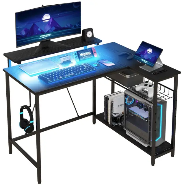 HOMCOM-IN240300024V01-GL-Reversible-Computer-Desk-with-LED-Light-product