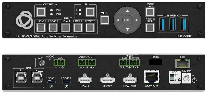 Kramer-KIT-500T-Extender-Scaler-Matrix-Transmitter-and-Receiver-Kit-PRO