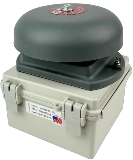 LINORTEK-Netbell-KL-M2-C-Network-All-in-One-Extra-Loud-Break-Bell-Clock-System