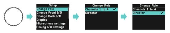 PUNQTUM Q210 P Network Based Intercom System - Change Role