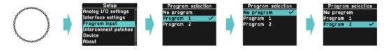 PUNQTUM Q210 P Network Based Intercom System - Program Input