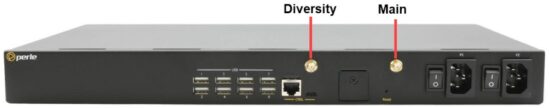 Perle SRC226 Hardware Data Control in Device Servers - Connecting the Antennas