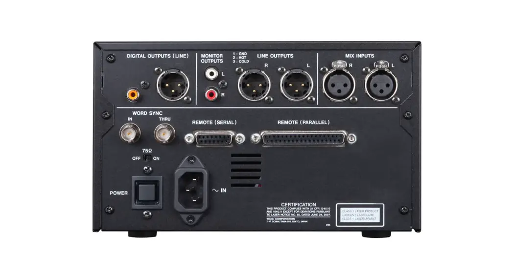 TASCAM CD-9010 CD Player - Featured Image