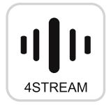 Up2Stream Bluetooth 5.0 2.1 Channel Power User Manual - App logo