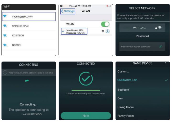 Up2Stream Bluetooth 5.0 2.1 Channel Power User Manual - First time usage
