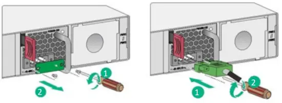 Installing and removing the power module