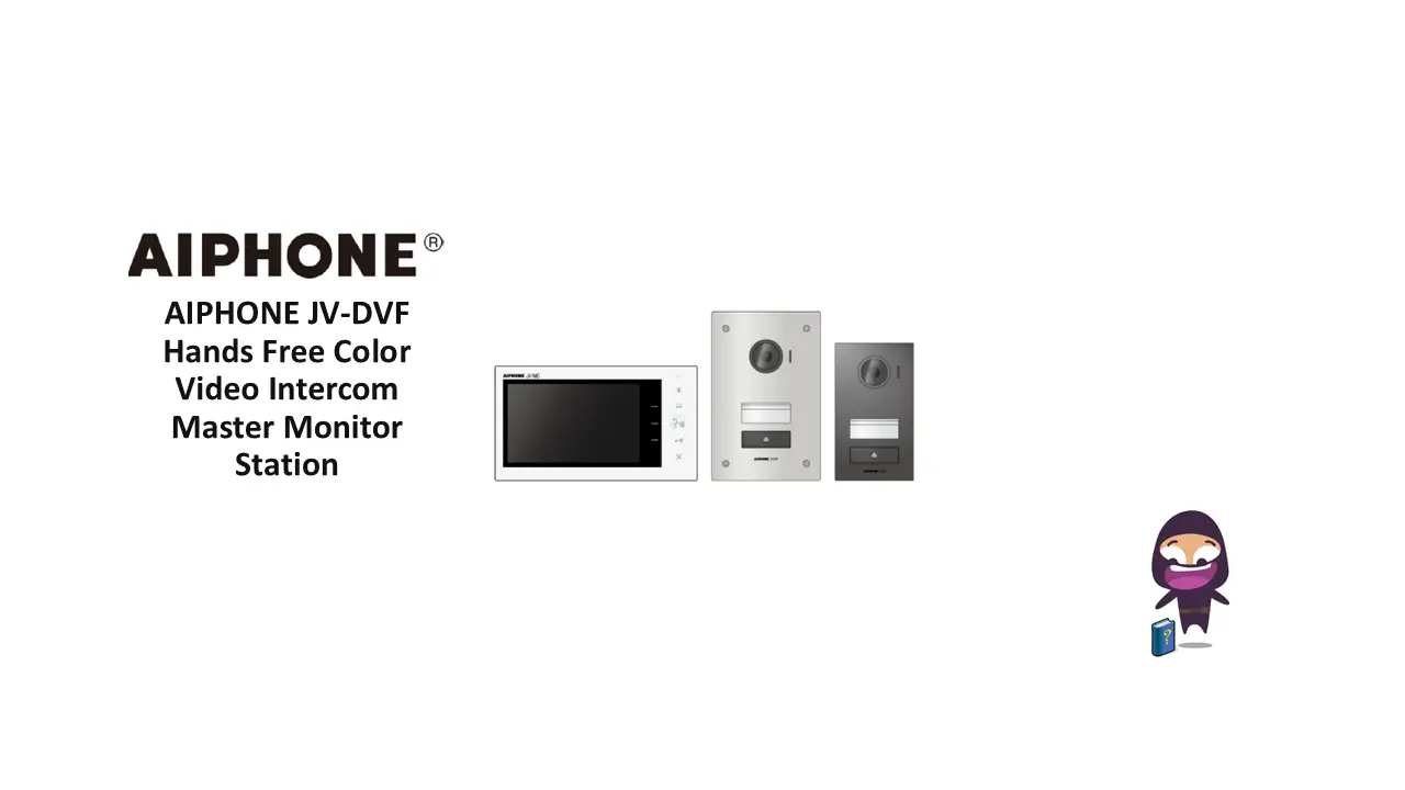 AIPHONE-JV-DVF-Hands-Free-Color-Video-Intercom-Master-Monitor-Station-Featured-Image