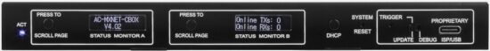 AVPro edge AC MXNET CBOx MXNet Control Box - button on the CBOX until