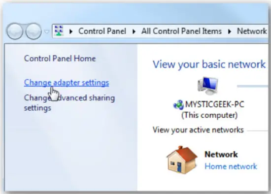 BLUSTREAM ACM200 Multicast Advanced Control Module - Change adapter settings