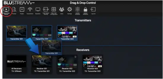 BLUSTREAM ACM200 Multicast Advanced Control Module - Drag & Drop Control