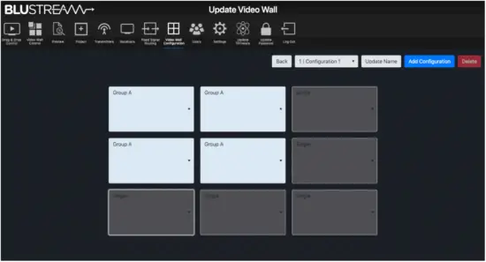 BLUSTREAM ACM200 Multicast Advanced Control Module - Group Configurator