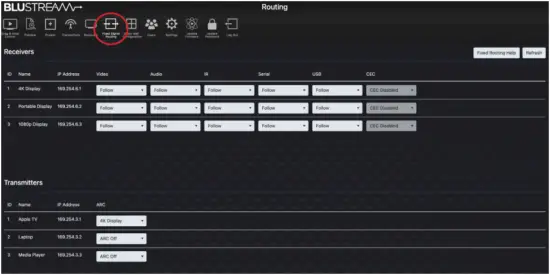 BLUSTREAM ACM200 Multicast Advanced Control Module - Optical Audio Return