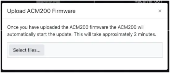 BLUSTREAM ACM200 Multicast Advanced Control Module - Upload ACMxxx Firmware