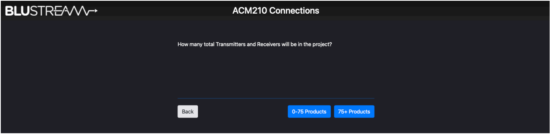 BLUSTREAM ACM200 Multicast Advanced Control Module - relevant button