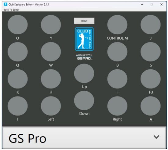 Club Keyboard Editor - recognize which button