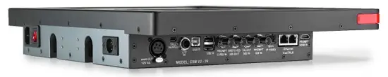 CueScript CSM17-19 Next Generation On Camera Prompter Displays - Connectors and Controls