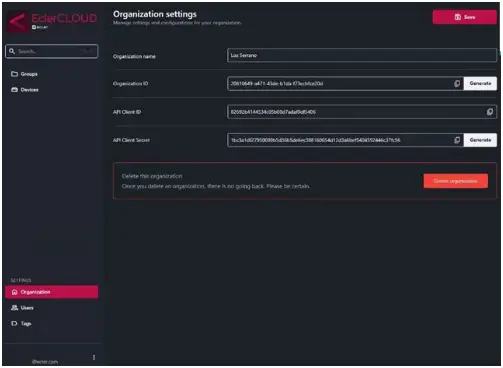 EclerCLOUD Remote Monitoring and Control Platform - FIGURE