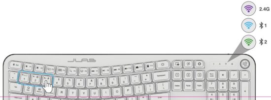JLAB FLOWKB Flow Mouse and Keyboard - CONNECT KEYBOARD WITH BLUETOOTH
