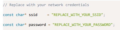 LAFVIN ESP32 Basic Starter Kit - Network Credentials