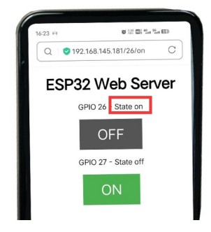 LAFVIN ESP32 Basic Starter Kit - web page