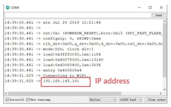 LAFVIN ESP32 Basic Starter Kit - web server