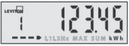 LEVITON MMT02 Mini Meter MMU Multiple Meter Units - Error Conditions