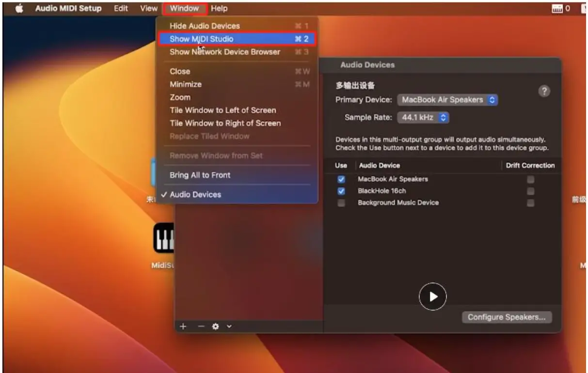 MacRumors Forums MAC BT Connection Suspect Bluetooth Connection - Click “Window” and open “Show MIDI Studio