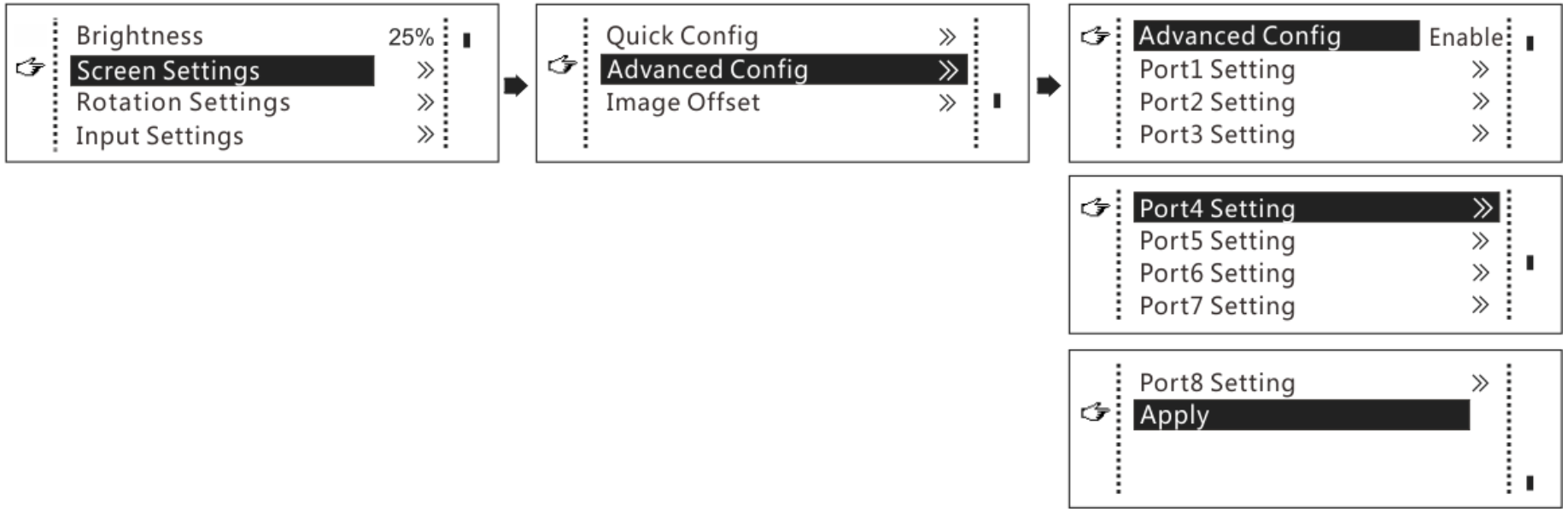 NOVA STAR MCTRL R5 LED Display Controller - Advanced configuration